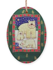 Bear Cub Holiday Ornaments