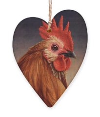 Rooster Holiday Ornaments