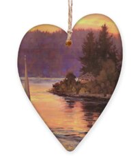 Sunset Holiday Ornaments