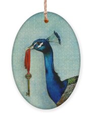 Peafowl Holiday Ornaments
