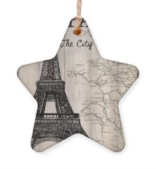 Travel Poster Holiday Ornaments
