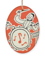 Snare Drum Holiday Ornaments