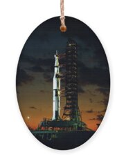 Saturn V Rocket Holiday Ornaments