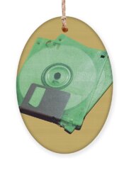Floppy Disk Holiday Ornaments