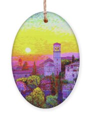 Assisi Italy Holiday Ornaments