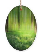 Ethereal Dreamy Trees Holiday Ornaments