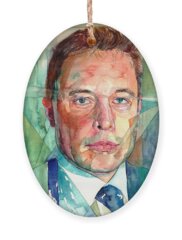 Elon Musk Holiday Ornaments