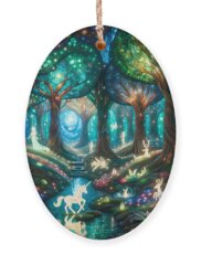 Fantasy Forest Holiday Ornaments