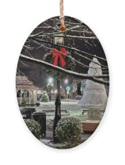 First Snow Holiday Ornaments