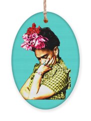 Frida Khalo Holiday Ornaments