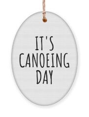 Canoeing Holiday Ornaments