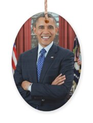 Barack Hussein Obama Holiday Ornaments