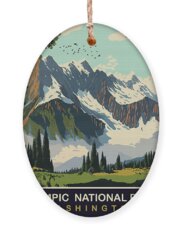 Olympic National Park Holiday Ornaments