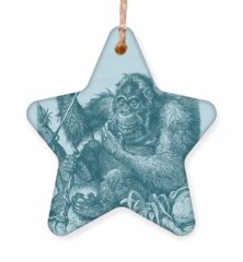 Orangutan Holiday Ornaments