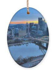 Christmas In Pittsburgh Holiday Ornaments