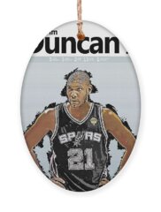 Tim Duncan Holiday Ornaments