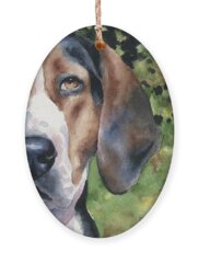 Walker Hound Holiday Ornaments