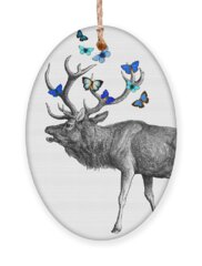 Roe Deer Holiday Ornaments