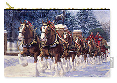 Clydesdale Horse Zip Pouches