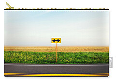 Direction Sign Zip Pouches