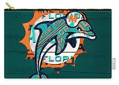 Miami Dolphins Zip Pouches