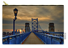 Philadelphia Cityscape Zip Pouches