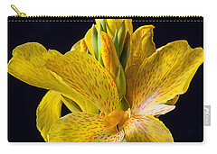 Yellow Canna Lily Zip Pouches