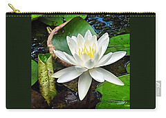Water Lily Pond Zip Pouches
