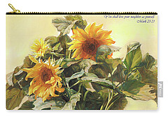 Sunflower Zip Pouches