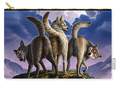Wolf Moon Carry-All Pouches