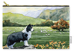 Border Collie Carry-All Pouches