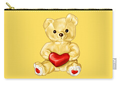Teddy Bear Carry-All Pouches