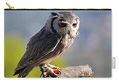 Great Horned Owl Zip Pouches