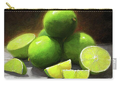 Lime Zip Pouches