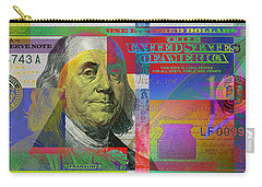 Currency Zip Pouches