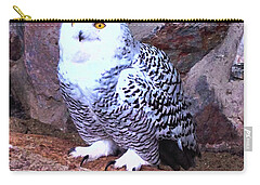 White Owl Zip Pouches