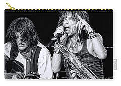 Black and White Rock and Roll Photographs Zip Pouches