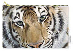 Tiger Acrylic Zip Pouches