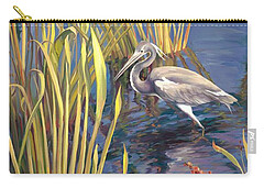 Tricolored Heron Zip Pouches