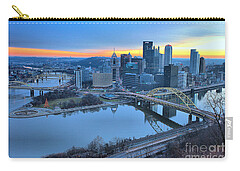 Christmas In Pittsburgh Zip Pouches