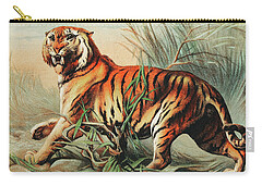 Chinese Tiger Zip Pouches