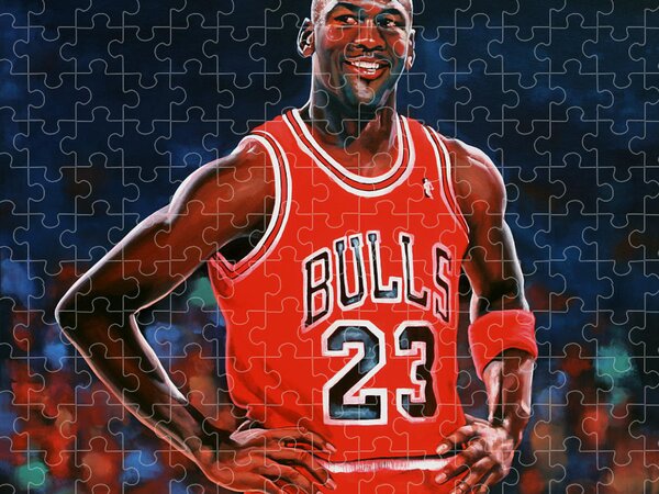 1984 USA Olympic Basketball Card Michael Jordan Art - Row One Brand