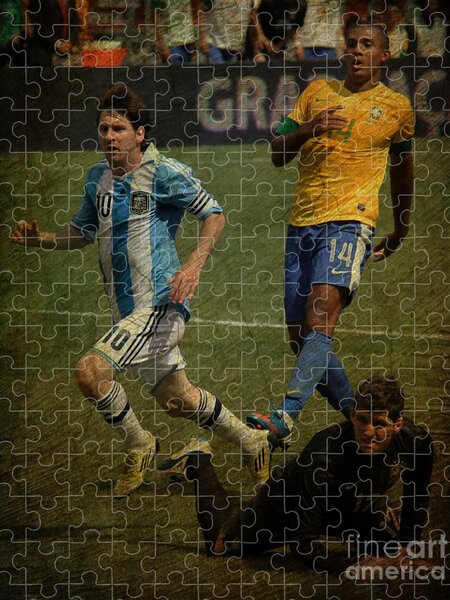 Soccer League Brick Real Madrid Jigsaw Puzzle