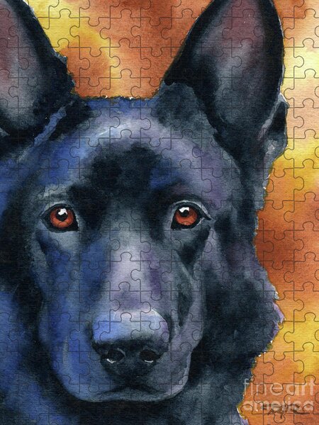 German Shepherd 120 Piece Handmade Jigsaw Puzzle – Country Grace