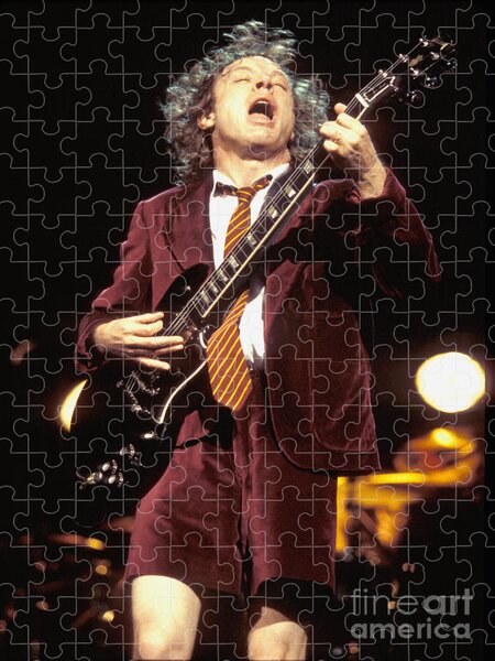AC/DC Bon Scott Tribute Malcolm Young Tribute Live Wire Jigsaw Puzzle