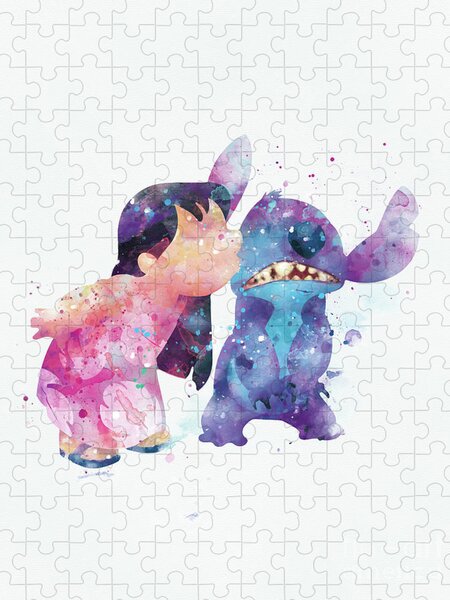 Disney Lilo And Stitch - Stitch Chillin' 11”×14” 500 Piece Jigsaw Puzzle NEW