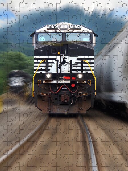 Norfolk Southern Railroad Puzzles Fine Art America