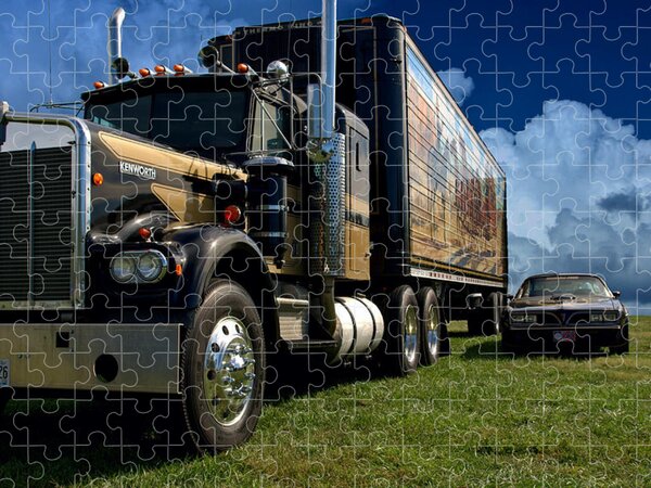 Castorland - Puzzle 260 pièces : Camion Kenworth W 900 - Animaux - Rue du  Commerce