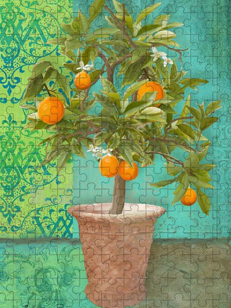 Citrus Pattern Jigsaw Puzzles for Sale