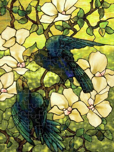 Rare Louis Comfort Tiffany Summer 18 x 24 inches Jigsaw Puzzle